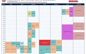 Planning d’entraînement et tarifs 2026-2027
